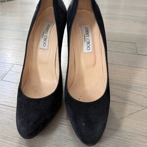 Jimmy Choo Black Suede Heels